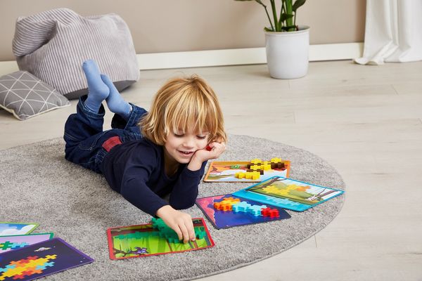 Produktbild: PLUS PLUS - 60 Kreativ Bausteine BIG Bilder Puzzle