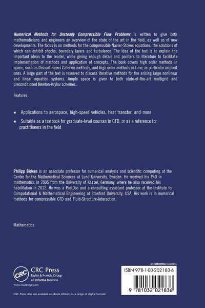 Produktbild: Numerical Methods for Unsteady Compressible Flow Problems