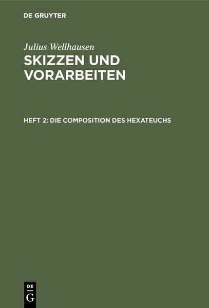 Produktbild: Die Composition des Hexateuchs
