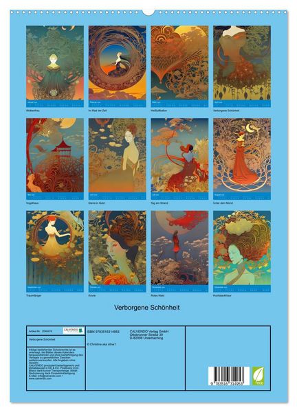 Produktbild: Verborgene Sch&ouml;nheit (hochwertiger Premium Wandkalender 2026 DIN A2 hoch), Kunstdruck in Hochglanz