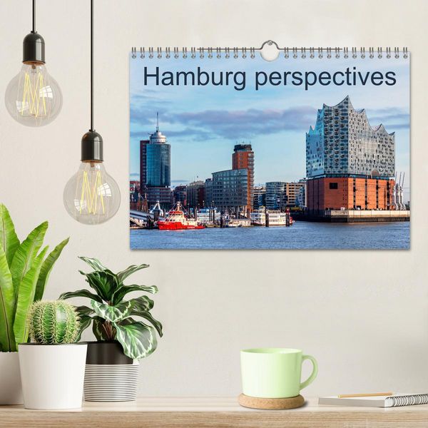 Produktbild: Hamburg perspectives (Wall Calendar 2026 DIN A4 landscape), CALVENDO 12 Month Wall Calendar