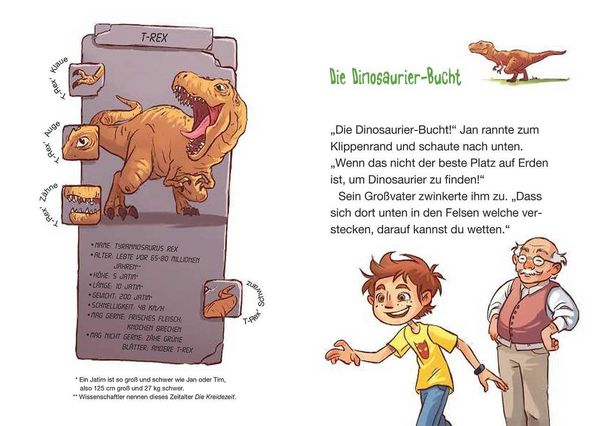 Produktbild: Das geheime Dinoversum Xtra (Band 1) - Auf der F&auml;hrte des T-Rex