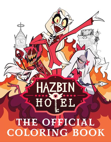 Hazbin Hotel: The Official Coloring Book, Taschenbuch von Insight Editions, Insight Editions USA