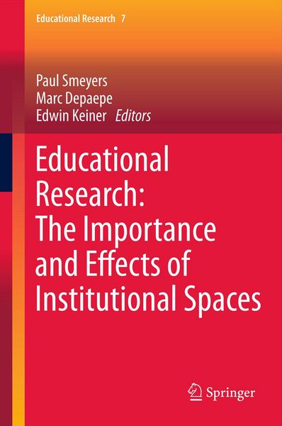Produktbild: Educational Research: The Importance and Effects of Institutional Spaces