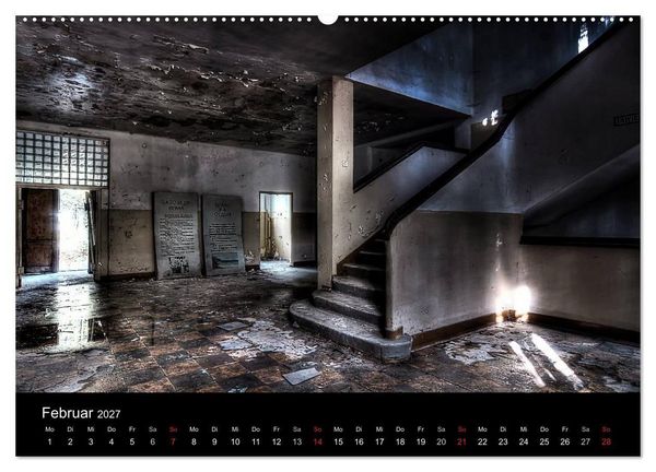 Produktbild: Verlassene Orte - Die sch&ouml;nsten Treppenh&auml;user (Wandkalender 2027 DIN A2 quer), CALVENDO Monatskalender