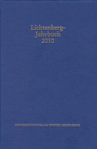 Produktbild: Lichtenberg-Jahrbuch 2010