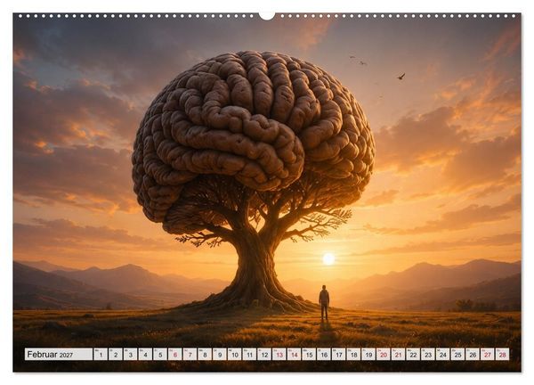 Produktbild: Eine Reise getragen von Träumen (hochwertiger Premium Wandkalender 2027 DIN A2 quer), Kunstdruck in Hochglanz