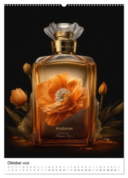 Produktbild: Parfum Eleganz im Glas (hochwertiger Premium Wandkalender 2026 DIN A2 hoch), Kunstdruck in Hochglanz