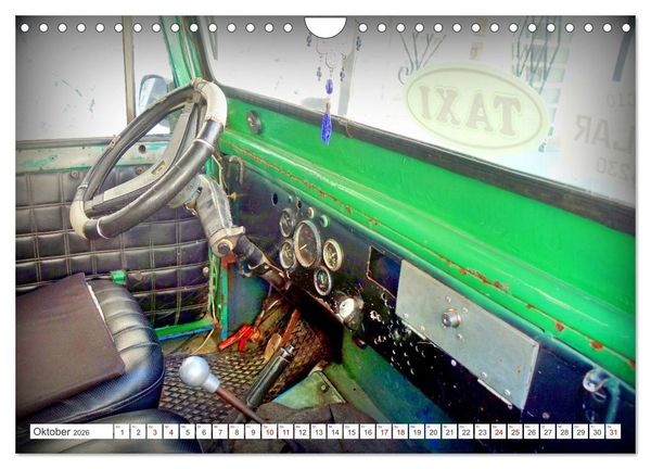 Produktbild: Willys Station Wagon - Ein Taxi mit Kultstatus in Kuba (Wandkalender 2026 DIN A4 quer), CALVENDO Monatskalender