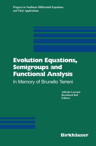 Produktbild: Evolution Equations, Semigroups and Functional Analysis