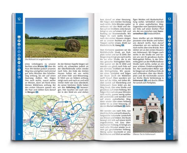 Produktbild: KOMPASS Wanderf&uuml;hrer Hallertau, Donaumoos, Spargelland, Hopfenland, 55 Touren mit Extra-Tourenkarte
