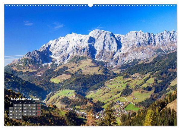 Produktbild: Die weiten T&auml;ler im Salzburger Land (Wandkalender 2026 DIN A2 quer), CALVENDO Monatskalender