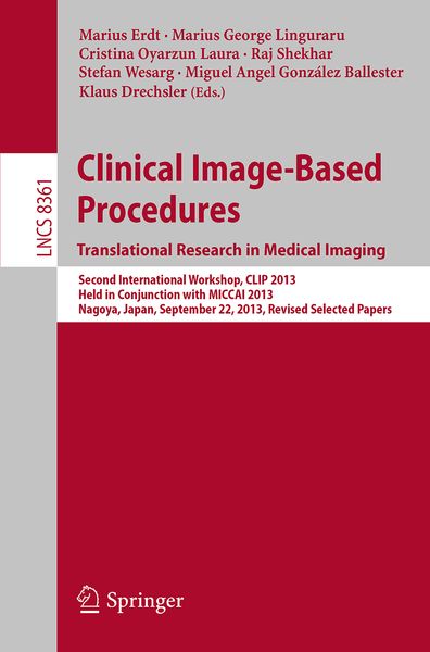 Produktbild: Clinical Image-Based Procedures. Translational Research in Medical Imaging