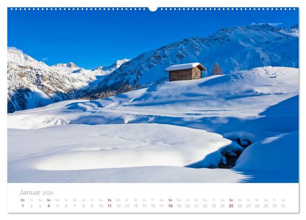 Produktbild: Graub&uuml;nden Engadin 2026 (hochwertiger Premium Wandkalender 2026 DIN A2 quer), Kunstdruck in Hochglanz