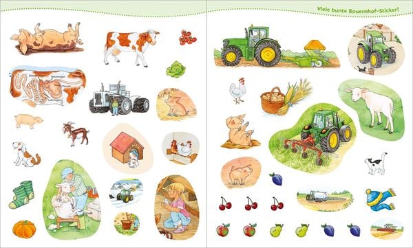 Produktbild: WAS IST WAS Junior Mitmach-Heft Bauernhof