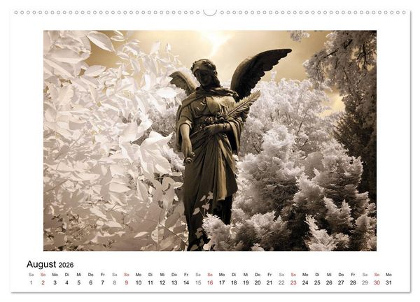 Produktbild: your guardian angel - Dein Schutzengel f&uuml;r jeden Tag (hochwertiger Premium Wandkalender 2026 DIN A2 quer), Kunstdruck in Hochglanz
