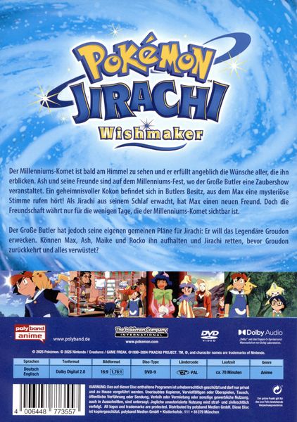 Produktbild: Pok&eacute;mon 6 - Der Film: Jirachi Wishmaker