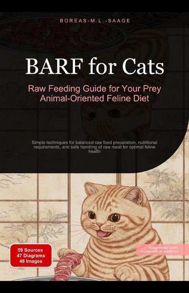 Produktbild: BARF for Cats: Raw Feeding Guide for Your Prey Animal-Oriented Feline Diet
