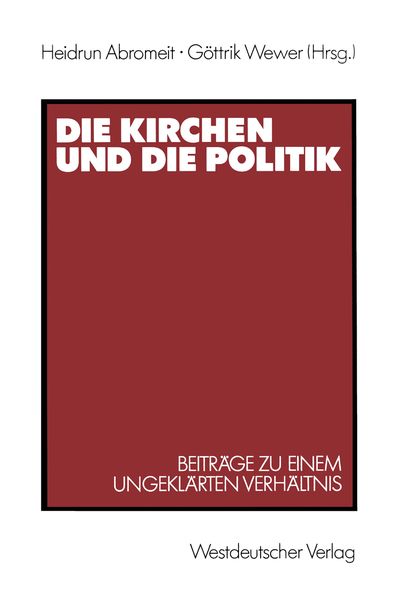Produktbild: Die Kirchen und die Politik