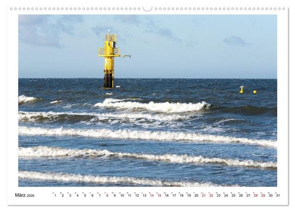Produktbild: Wir fahren nach Borkum (Wandkalender 2026 DIN A2 quer), CALVENDO Monatskalender