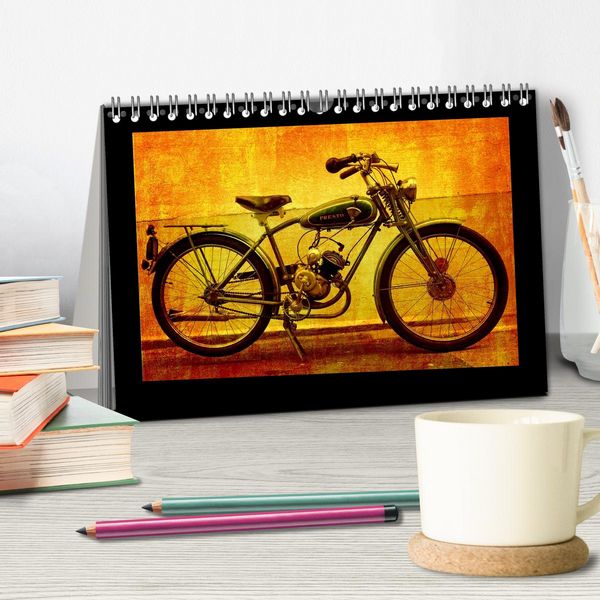 Produktbild: Motorrad Oldtimer (Tischkalender 2026 DIN A5 quer), CALVENDO Monatskalender