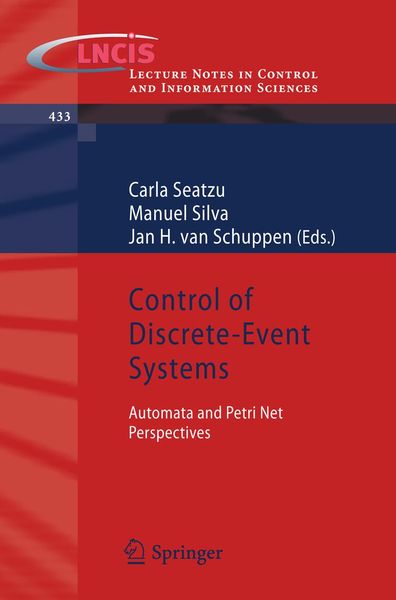 Produktbild: Control of Discrete-Event Systems