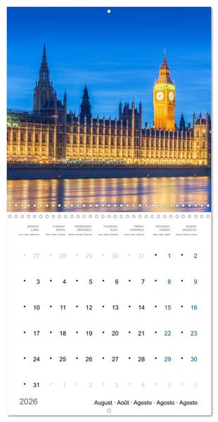 Produktbild: World Cities at Night (Wall Calendar 2026 12 &times; 12 Inch) CALVENDO 12 Month Wall Calendar