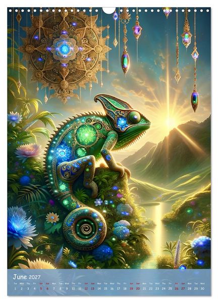 Produktbild: The Art of Power Animals (Wall Calendar 2027 DIN A3 portrait), CALVENDO 12 Month Wall Calendar