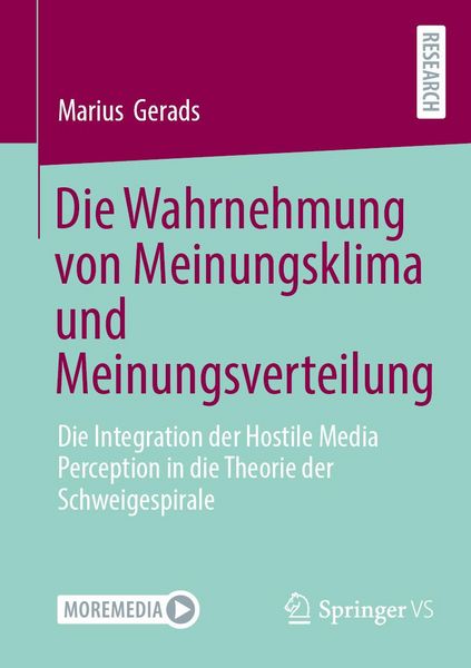 Produktbild: Die Wahrnehmung von Meinungsklima und Meinungsverteilung