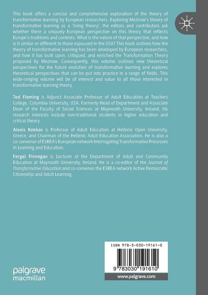 Produktbild: European Perspectives on Transformation Theory