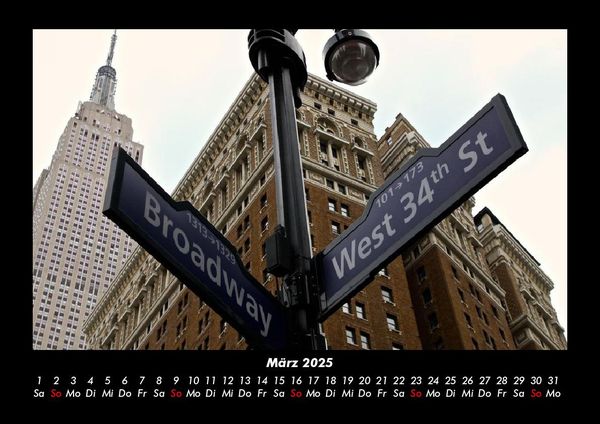 Produktbild: New York 2025 Fotokalender DIN A3