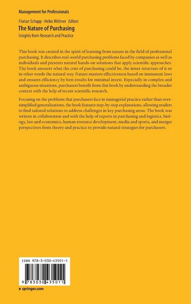 Produktbild: The Nature of Purchasing