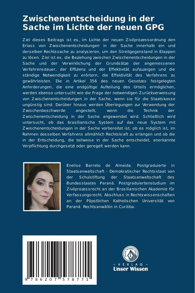 Produktbild: Zwischenentscheidung in der Sache im Lichte der neuen GPG
