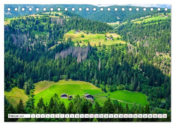 Produktbild: S&uuml;dtirol, das Ultental Traumhafte Landschaften (Tischkalender 2027 DIN A5 quer), CALVENDO Monatskalender