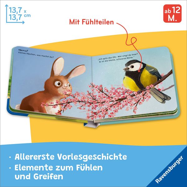 Produktbild: Mein liebstes Vorlese-F&uuml;hlbuch - Der kleine Hase