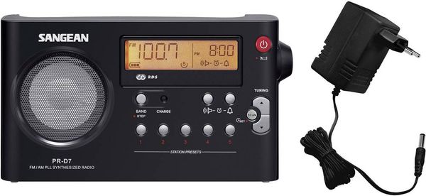 Produktbild: Sangean PR-D7 Kofferradio UKW, MW Schwarz