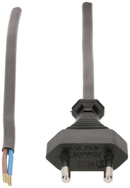 Max Hauri 138770 Strom Anschlusskabel Schwarz 3m