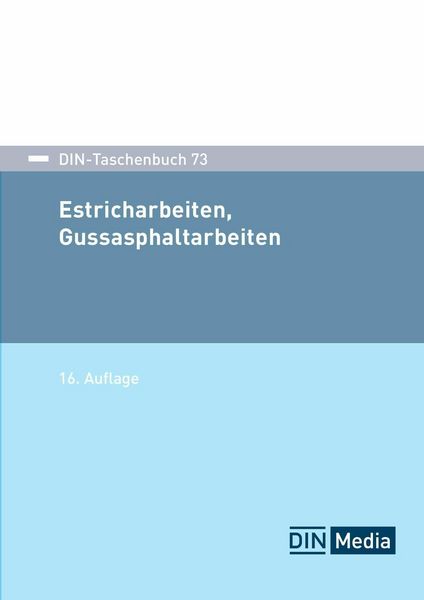 Produktbild: DIN-Taschenbuch 73
