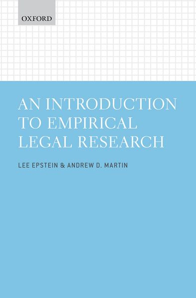 Produktbild: An Introduction to Empirical Legal Research