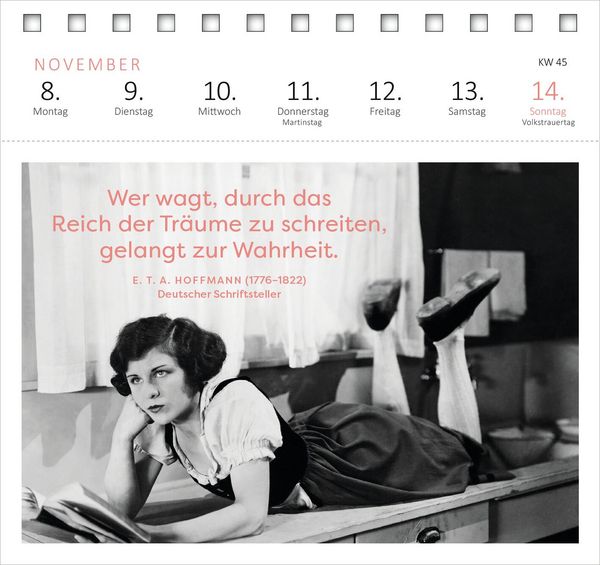 Produktbild: Postkartenkalender Der Literaturkalender 2027