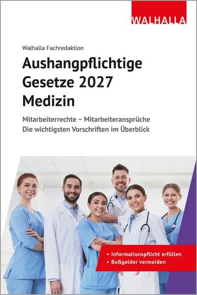 Produktbild: Aushangpflichtige Gesetze 2027 Medizin