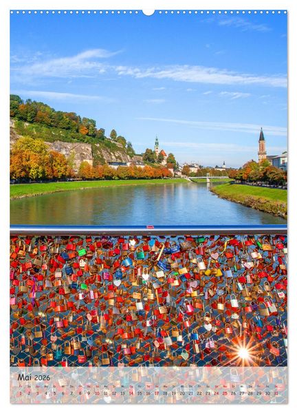Produktbild: Kulturstadt Salzburg (Wandkalender 2026 DIN A2 hoch), CALVENDO Monatskalender