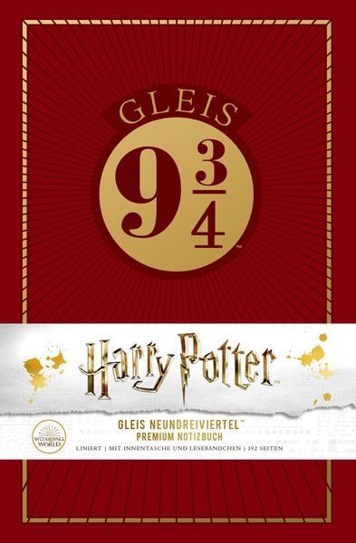 Harry Potter: Gleis 9¾ Premium-Notizbuch