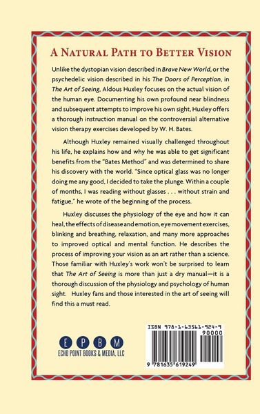 Produktbild: The Art of Seeing (The Collected Works of Aldous Huxley)