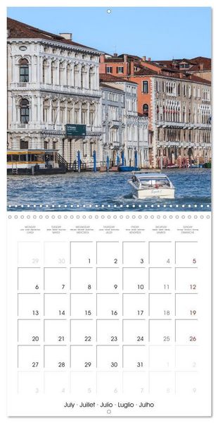 Produktbild: Venice - Magic of the Serinissima (Wall Calendar 2026 12 &times; 12 Inch) CALVENDO 12 Month Wall Calendar
