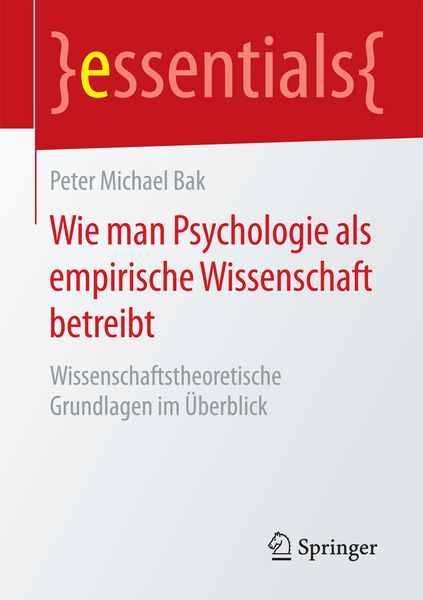 Produktbild: Wie man Psychologie als empirische Wissenschaft betreibt