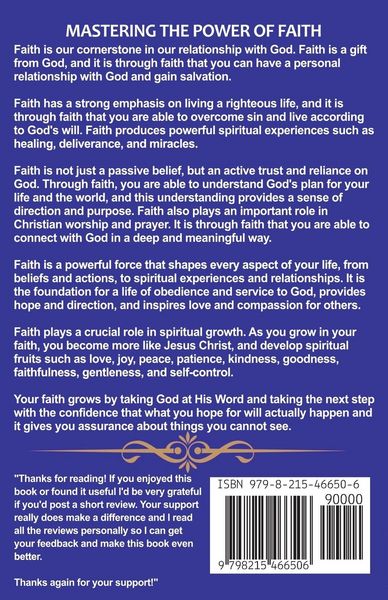 Produktbild: Mastering The Power Of Faith