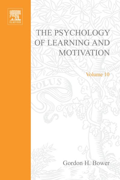 Produktbild: Psychology of Learning and Motivation