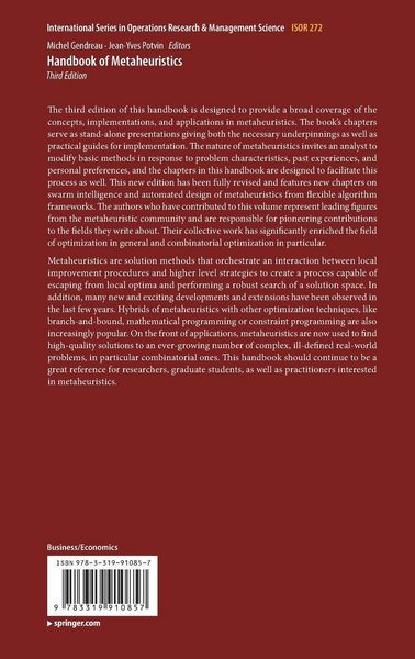 Produktbild: Handbook of Metaheuristics