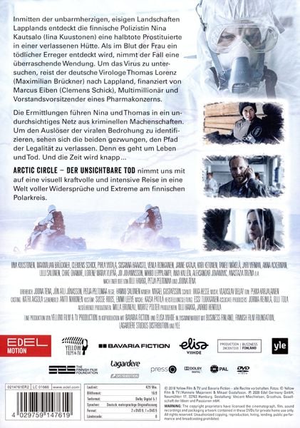 Produktbild: Arctic Circle - Der unsichtbare Tod [3 DVDs]